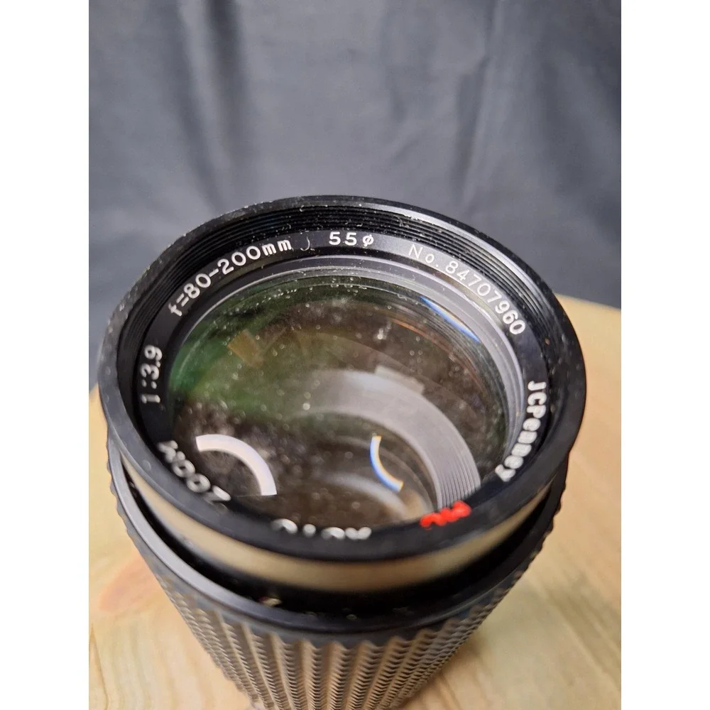 JCPenney 80-200mm f3.9 Auto Zoom MC Macro Vintage Lens 55mm No 84707960
